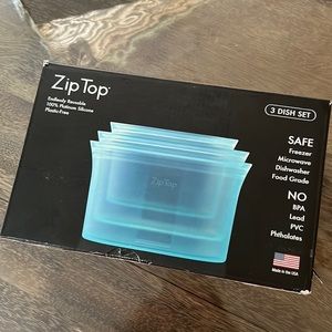 New Zip Top silicone containers set of 3